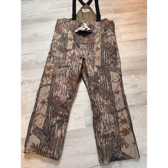 VTG 10X Gore-Tex Camo Bib Hunting Overalls Size XL Made In USA - Picture 1 of 6